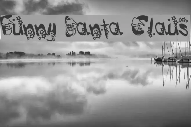 Funny Santa Claus Font examples