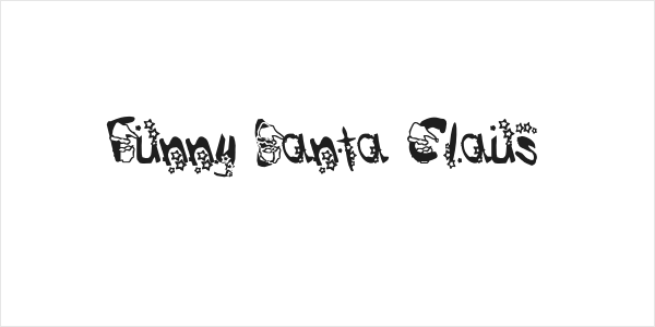 Funny Santa Claus Logo