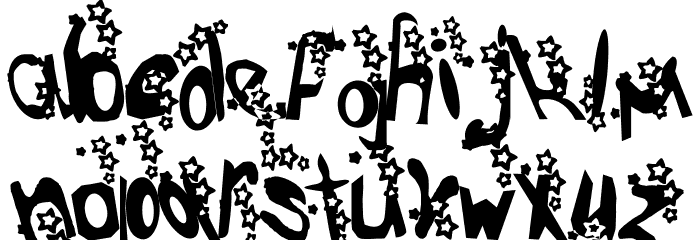 Funny Santa Claus Font LOWERCASE