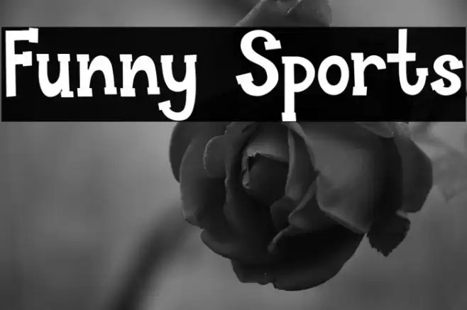 Funny Sports Font examples