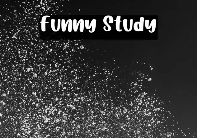 Funny Study Fonte examples