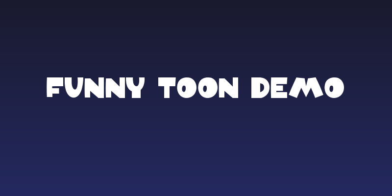 Funny Toon Demo Social Header