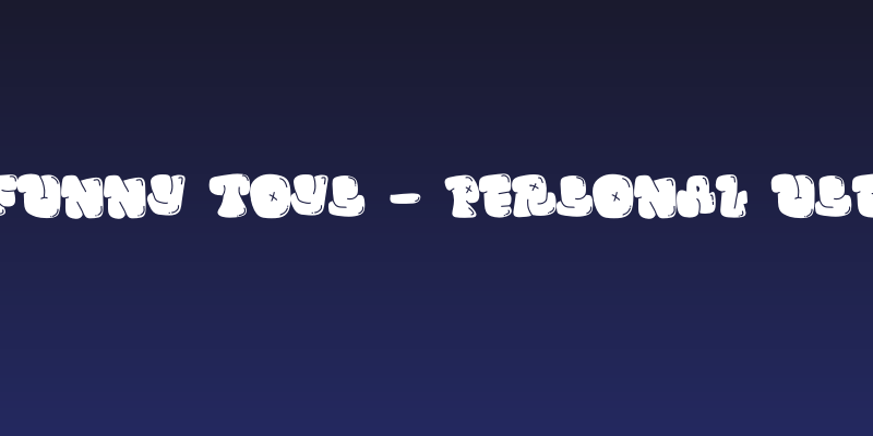 Funny Toys - Personal Use Social Header