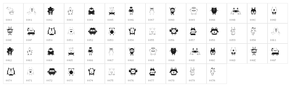 Funny Toys Character Map