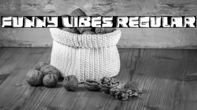 Funny Vibes Regular Font examples