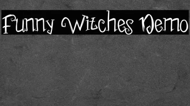Funny Witches Demo Font examples