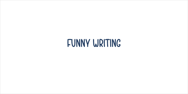 Funny Writing Logo