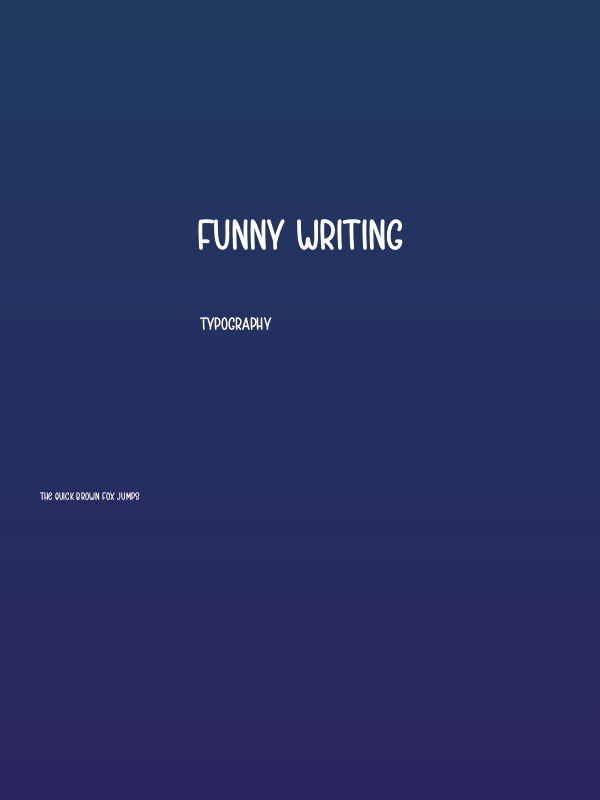Funny Writing Poster