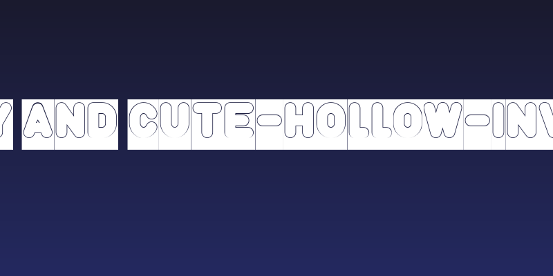 Funny and Cute-Hollow-Inverse Social Header
