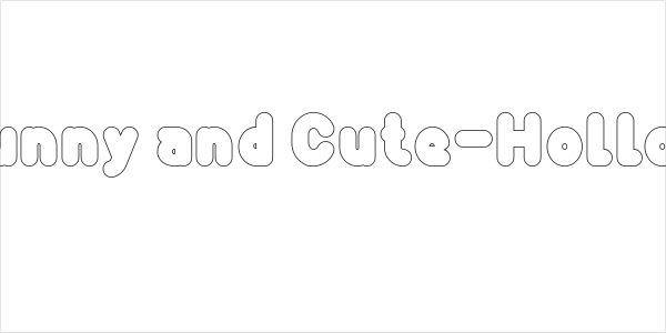 Funny and Cute-Hollow Logo