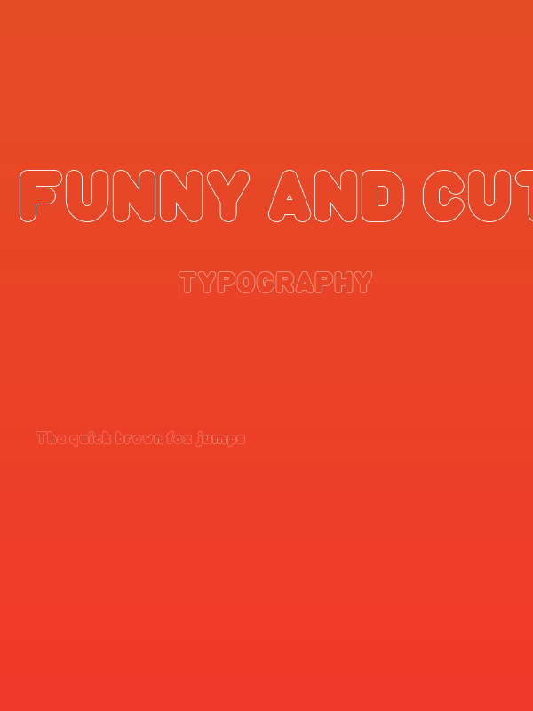 Funny and Cute-Hollow Poster