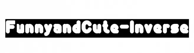 Funny and Cute-Inverse  Fuentes Gratis Descargar