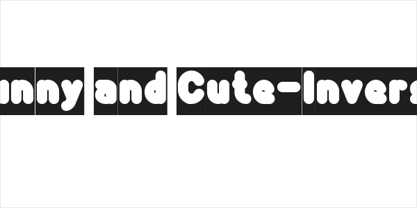 Funny and Cute-Inverse Logo