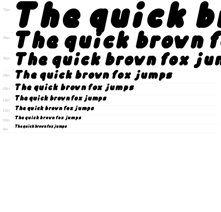 Funny and Cute Italic Waterfall