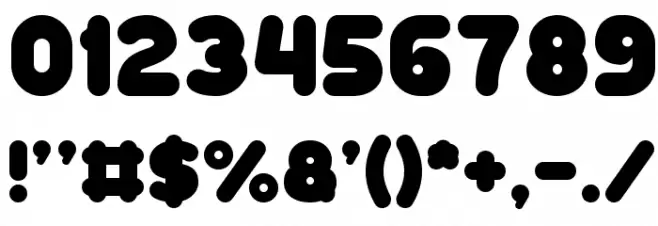 Funny and Cute-Light Font OTHER CHARS