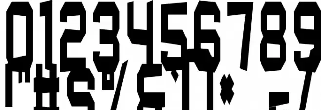 Funny farm hard フォント その他の文字