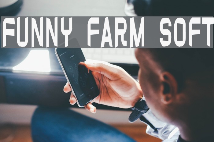 Funny farm soft Font examples