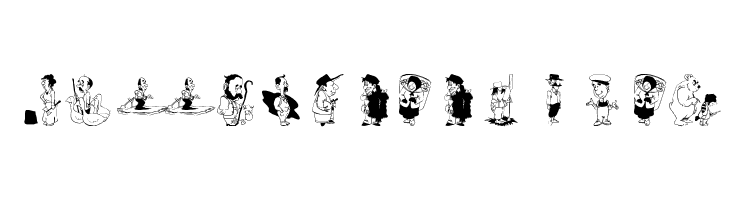 FunnyCharacters  font caratteri gratis