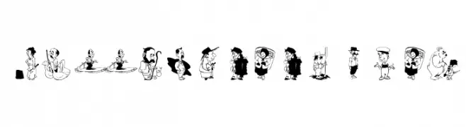 FunnyCharacters  les polices de caractères gratuit tlcharger