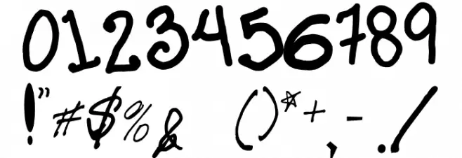 FunnyFigs Font OTHER CHARS