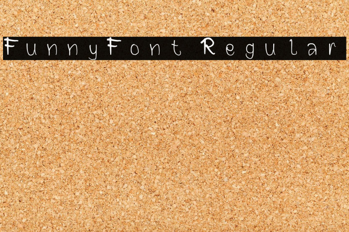 FunnyFont Regular Font examples
