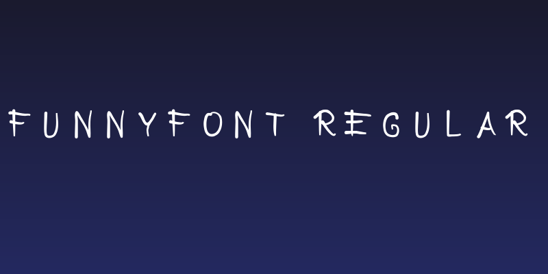 FunnyFont Regular Social Header