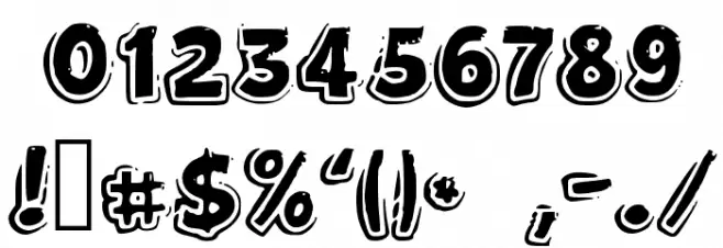 FunnyKid Font OTHER CHARS