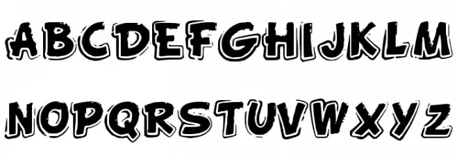 FunnyKid Caratteri MAIUSCOLE