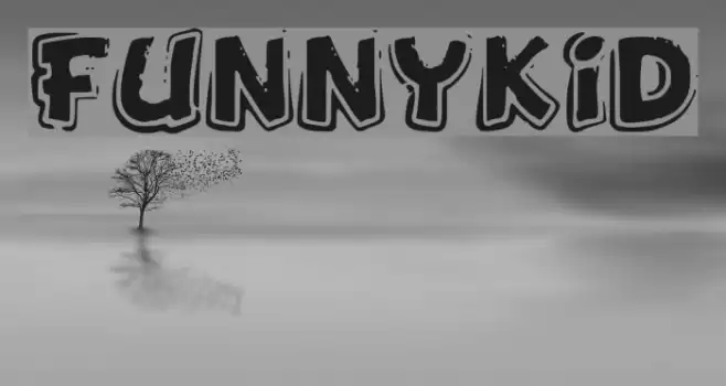 FunnyKid Font examples