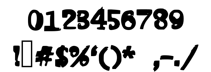 FunnyMe Font OTHER CHARS