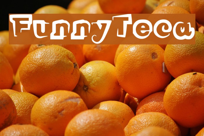 FunnyTeca Font examples