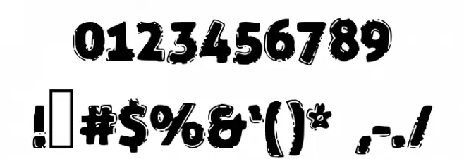 FunnyTrip Font OTHER CHARS