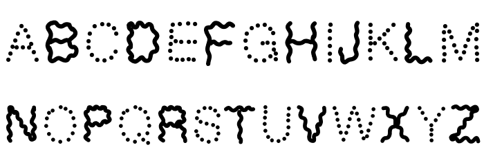 Funny Font LOWERCASE