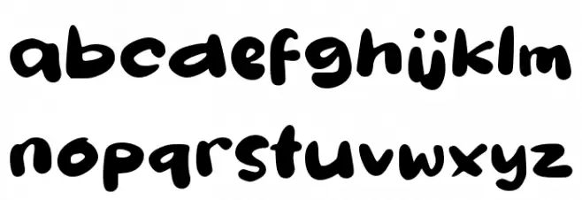 Funnyfun フォント 小文字