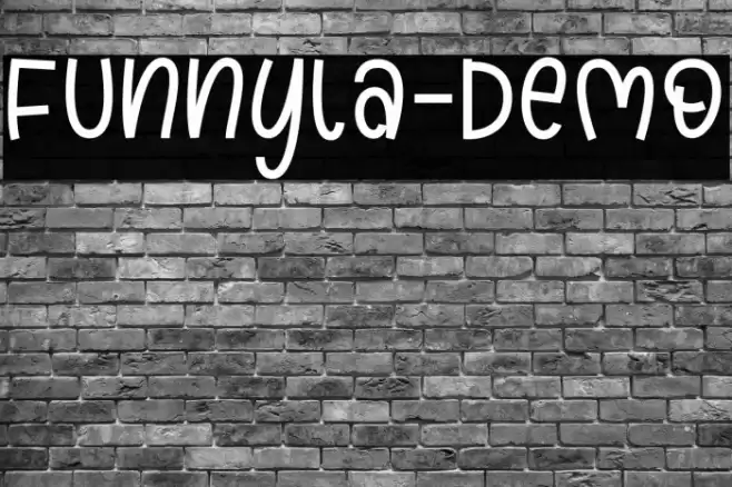 Funnyla-Demo Шрифта examples