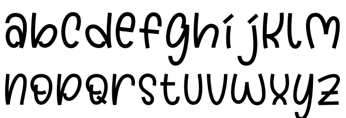 Funnyla-Demo Font LOWERCASE