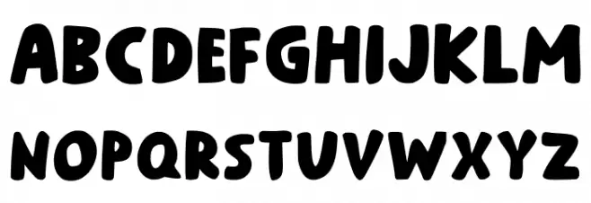 Funnymermaid Regular Font UPPERCASE