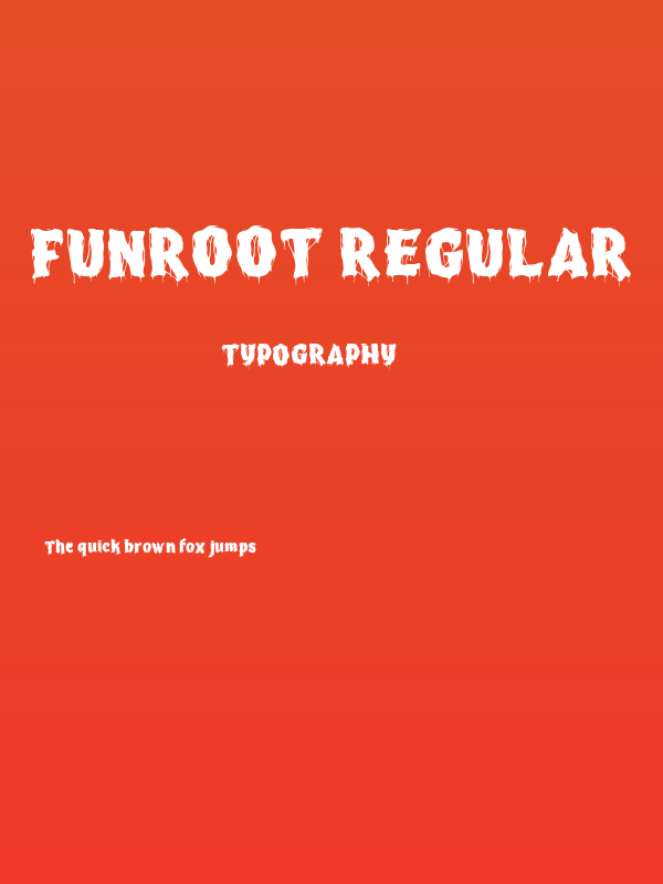 Funroot Regular Poster