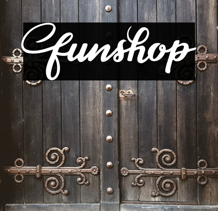 Funshop Font examples