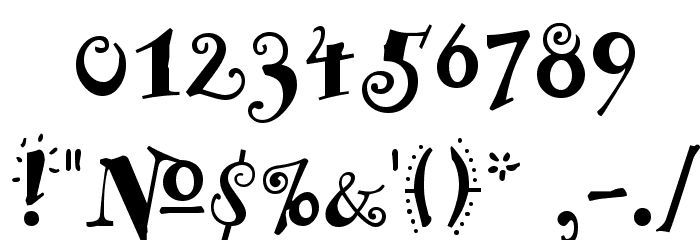 Funstuff Bold Font OTHER CHARS