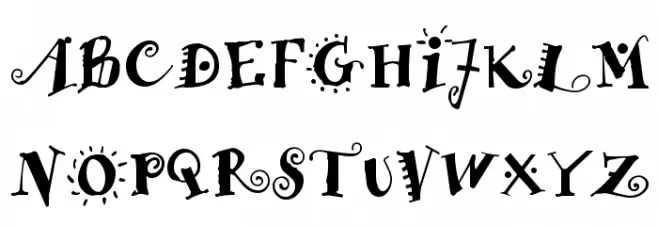 Funstuff Bold Schriftart Groß