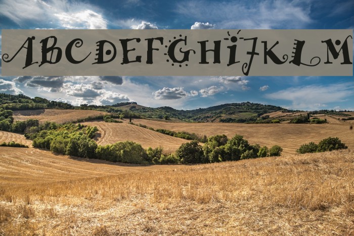 Funstuff Bold Font examples