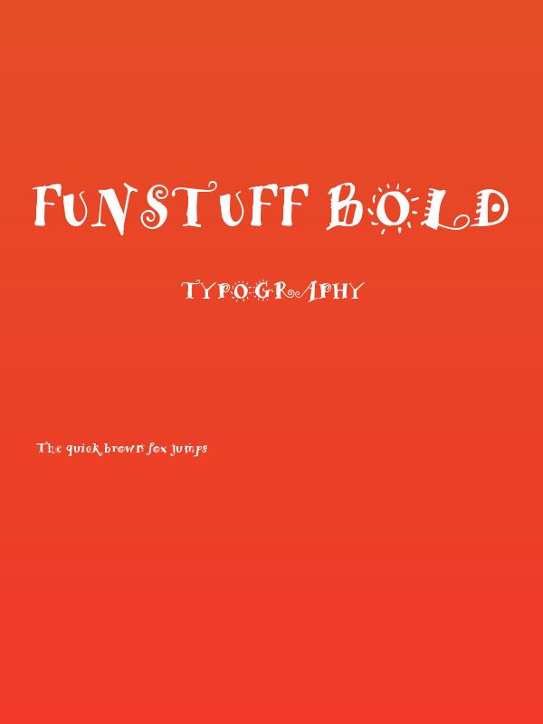 Funstuff Bold Poster