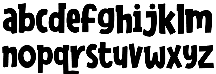 Funtasia Font LOWERCASE