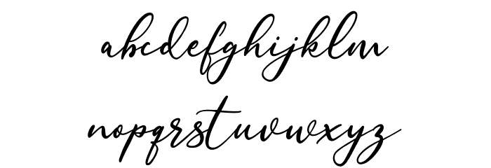 Funtasty Free Regular Font LOWERCASE