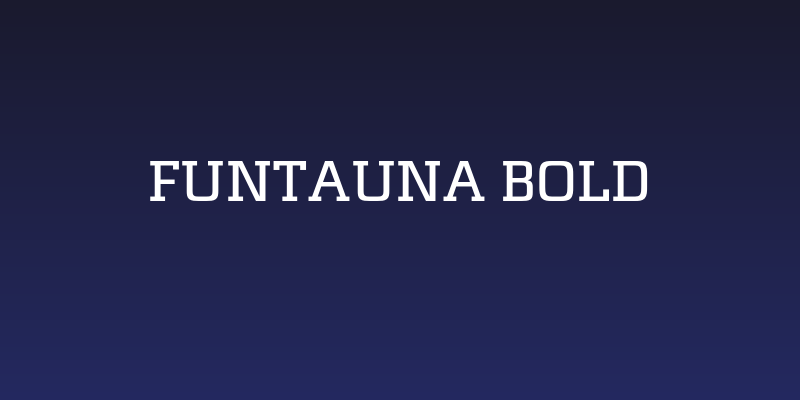 Funtauna Bold Social Header