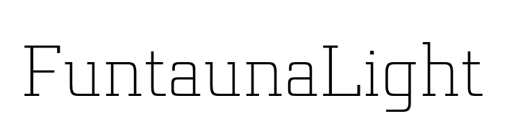 Funtauna Light  免费字体下载
