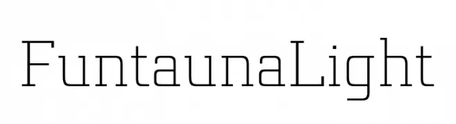 Funtauna Light  フリーフォントのダウンロード