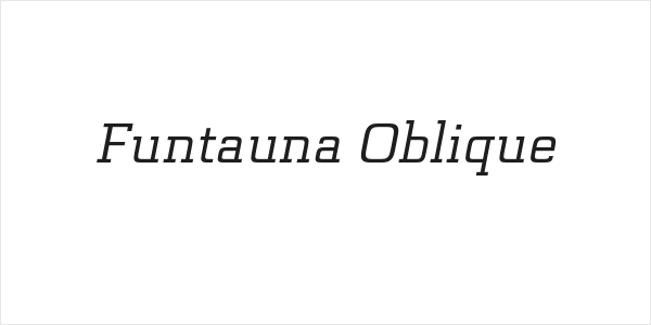 Funtauna Oblique Logo