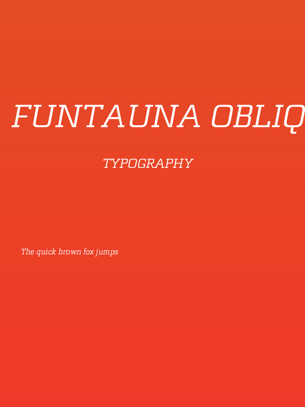 Funtauna Oblique Poster